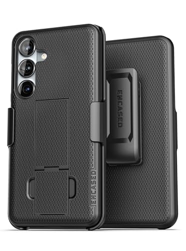 Encased DuraClip for Samsung Galaxy S26 Belt Clip Case with Phone Holster and Kickstand - size: S26