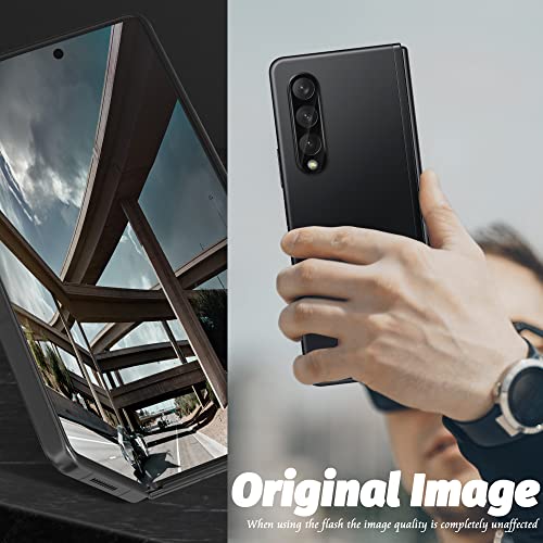 Orzero (2 Pack) Camera Lens Protector Compatible for Samsung Galaxy Z Fold 4 5G, Protector de Cámera Tempered Glass 9 Hardness HD Anti-Scratch Bubble-Free - size: Samsung Galaxy Z Fold 4 5G