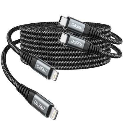 USB C to Lightning Cable [Apple MFi Certified] iPhone Charger 6FT, 2 Pack - size: 6FT