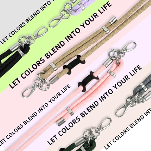 Phone Lanyard, 3 Ways to Wear: Crossbody, Neck and Wrist Strap - color: Grey