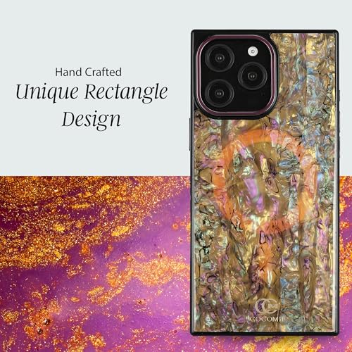 COCOMII Rectangle for iPhone 14 Pro Max Case, Eclipse Abalone Shell | Compatible with MagSafe Wireless Charging, Shockproof 10ft Drop Protection, Camera & Screen Protection, Premium Glossy Finish - color: Eclipse Abalone Shell, size: iPhone 14 Pro Max (6.