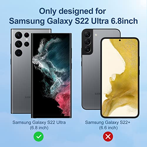 LK 3 Pack for Samsung Galaxy S22 Ultra Screen Protector, Soft TPU Protector