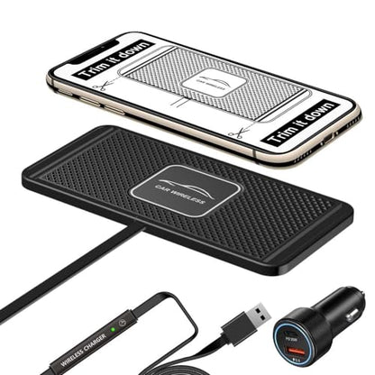 Wireless Car Charger QC 3.0 USB Adapter Kit Fast 15W 10W 7.5W Quick Charge Qi Charging Pad for iPhone 14 13 12 Mini 11 Pro Max 8 Plus X XR Xs LG G8 Samsung Note 9 Galaxy S10 S20 S21 S22 Android Phones
