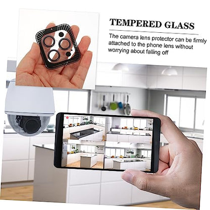 Gatuida Tempered Lens Protector Film for Pro Pro Scratch Resistant Camera Cover High Transparency Mobile Phone Accessories with Dark Purple Finish