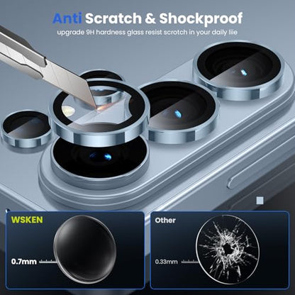WSKEN for Samsung Galaxy S26 Ultra Camera Lens Protector - Ultra Thin - color: Blue