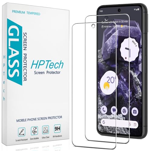 2 Pack Screen Protector for Google Pixel 8A 6.1 inch Tempered Glass - color: Clear-Google Pixel 8a