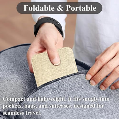 Airplane Travel Essentials for Flying Flex Flap Cell Phone Holder & Flexible Tablet Stand for Desk, Bed, Treadmill, Home & in-Flight Airplane Travel Accessories(1-Lichee Gold) - color: 1-Lichee Gold