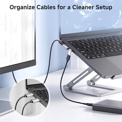 Cable Matters Combo-Pack 40Gbps Right Angle USB C Adapter Kit - style: Combo - Regular