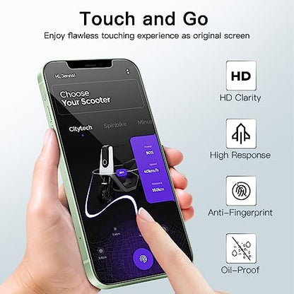 JETech Screen Protector for iPhone 12 mini, 2+2 Pack - size: iPhone 12 mini