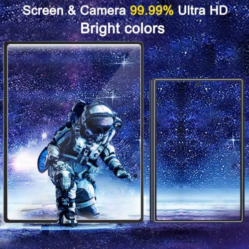 Ferilinso Screen Protector for Samsung Galaxy Z Fold 8, Tempered Glass Back - size: Samsung Z Fold 8 7.6IN