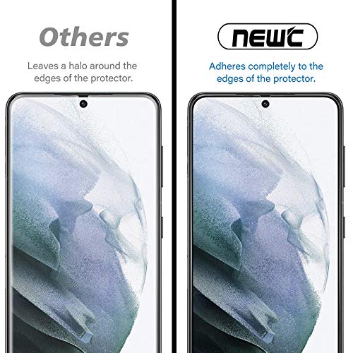 NEW'C 3 Pack Designed for Samsung Galaxy S21 Plus / S21+ 5G (6.7 Inches) – Scratch-Resistant Screen Protection, Bubble-Free – Not Compatible with Samsung Galaxy S21 - size: S21+ 6.7 inches