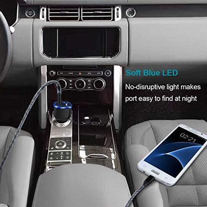 Car Charger Android for Samsung Galaxy J7 Crown/Prime/Pro/Sky Pro/Refine/