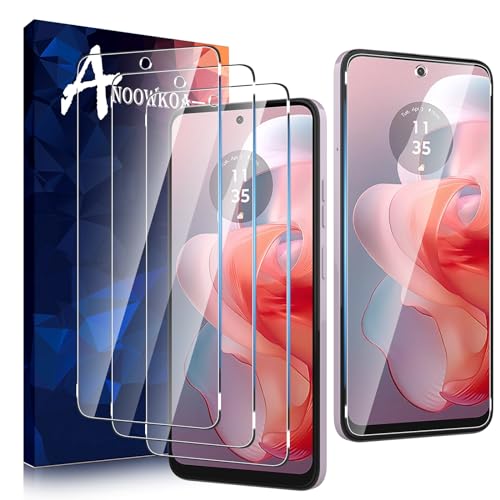 Anoowkoa [3 Pack Designed for Moto G Power 5G 2024/Moto G 2025/Moto G 2026 Screen Protector.Tempered Glass Film Specially.Anti-Breakage. Anti-Scratch .No Bubbles .9H Hardness