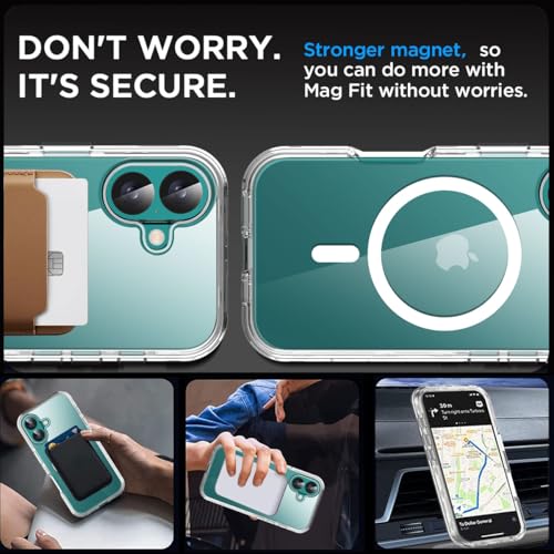 AICase for iPhone 16 Plus Case Clear[Compatible with MagSafe] Heavy Duty Drop Protection Full Body Rugged Shockproof/Dust Proof 3-Layer Military Protective Tough Durable Cover for iPhone 16 Plus 6.7" - color: Clear with Magsafe