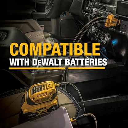 DEWALT Heavy Duty 100W USB C Cable, Jobsite 100 Watt USB C Cable, 6 ft - size: 6FT