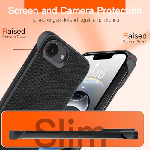 Phone Case Crafted for iPhone 16e,Black - color: Black, size: iPhone 16e