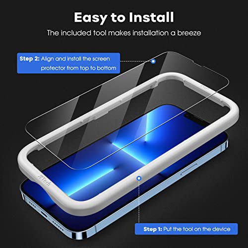 JETech Full-Coverage Screen Protector for iPhone 13 Pro Max, 3-Pack - size: iPhone 13 Pro Max