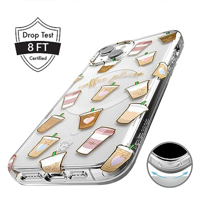 VELVET CAVIAR for iPhone 15 Case - Compatible with MagSafe - 10ft Drop Tested - Coffee - color: Coffee First, size: 15