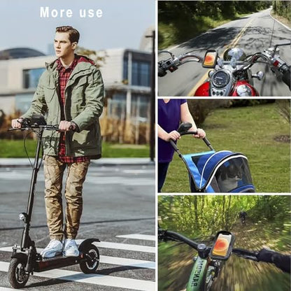 WOLFILIST Phone Holder for Bike/E-Bike, Bicycle Handlebar/Top Tube Bag