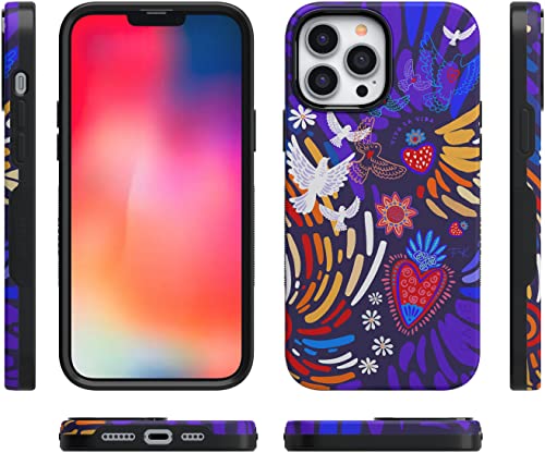 Casely iPhone 14 Pro Max Case | Viva La Vida | Frida Kahlo Collage | Bold Protective Design | Compatible with MagSafe - color: Frida Kahlo | Viva La Vida | Floral Collage