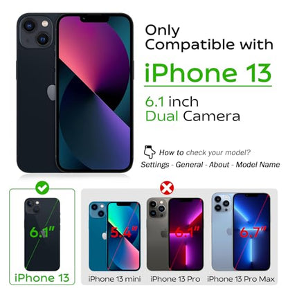 Varikke for iPhone 13 Case Wallet Strong Magnetic Detachable, Light Purple - color: (Standard) Light Purple, size: iPhone 13 6.1"