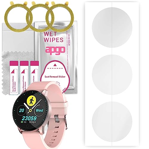 apgo 3x Hydrogel Ultra-Clear Screen Protector for Garett Lily, Hydrogel Film, Flexible, Soft TPU with positioning layer easy installation