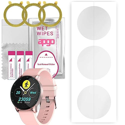apgo 3x Hydrogel Ultra-Clear Screen Protector for Garett Lily, Hydrogel Film, Flexible, Soft TPU with positioning layer easy installation