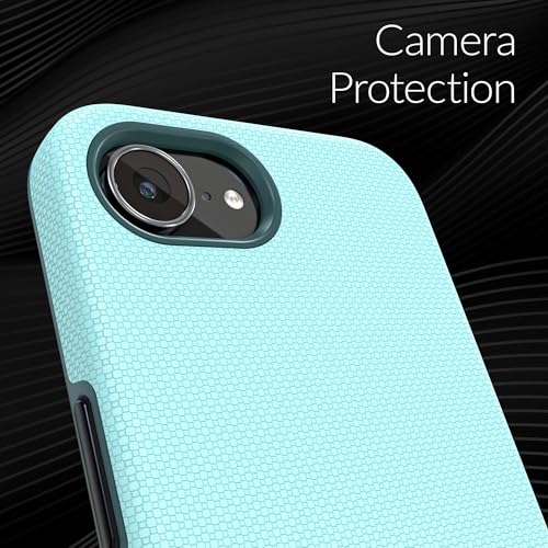 Crave for iPhone 17e Case and iPhone 16e Case, Shockproof Protection Dual Layer Case for iPhone 17e, iPhone 16e (6.1 inch) - Aqua - color: Aqua