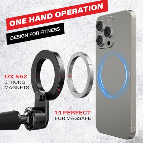 ICARMOUNT Flexible Gym Phone Holder for Peloton Treadmill Spin Bike