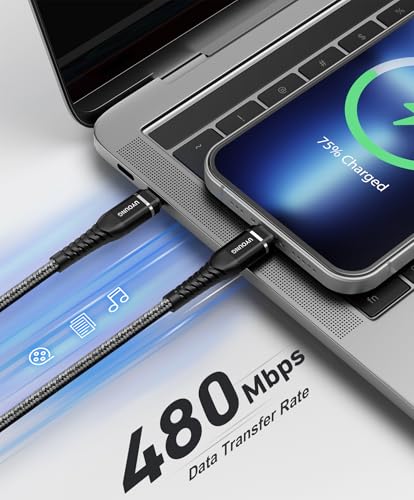 Long iPhone Fast Charger [MFi Certified] USBC Lightning Cable 10FT, 2Pack - color: Black, size: 10FT