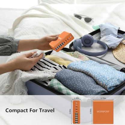 320W USB C Charger Block, MGRNPONY 10-Port GaN USB C Charging Station - color: Orange