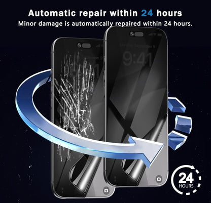 2 Pack for iPhone 17 Pro Max Privacy Screen Protector. Anti Scratch, Self-Healing, Anti Spy Flexible TPU Film NOT Tempered Glass for iPhone 17 Pro Max