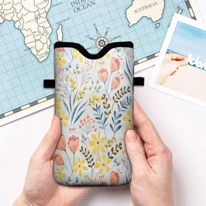 Cell Phone SleevesBag Case Crossbody Neoprene Holder Lanyard Phone Pouch for Women Men 7.5 X 4.5 Inches - Grass - color: Grass