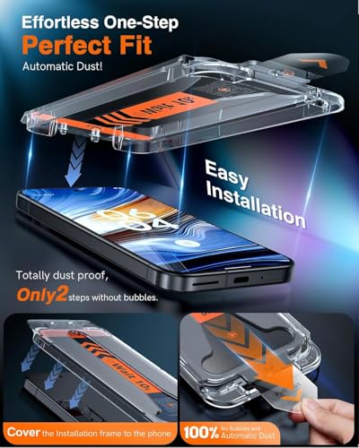 LK 2 Pack for Google Pixel 10 Pro Screen Protector [Auto Dust-Elimination] - size: Pixel 10 Pro