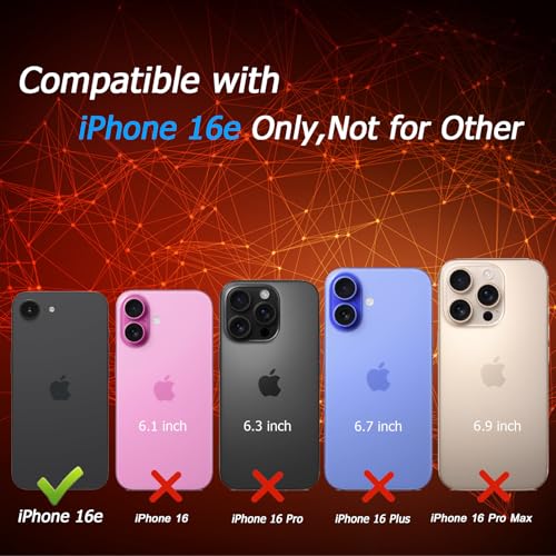 Battery Case for iPhone 16e/17e, [10000mAh] Enhanced Rechargeable Portable Protective Qi Wireless Charger Battery Pack Support CarPlay Wireless Charging Compatible with iPhone 16e/17e (6.1 inch)-Black - size: iPhone 16e