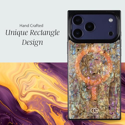 COCOMII Rectangle for iPhone 17 Pro Case, Eclipse Abalone Shell | Compatible with MagSafe Wireless Charging, Shockproof 10ft Drop Protection, Camera & Screen Protection, Premium Glossy Finish - color: Eclipse Abalone Shell, size: iPhone 17 Pro (6.3")