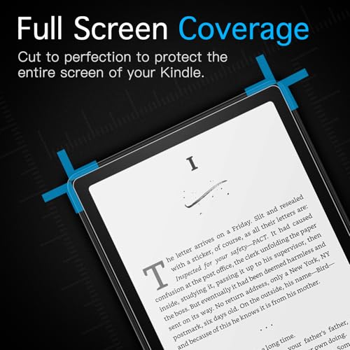MoKo 2 Pack Screen Protector for 7" Kindle Paperwhite 12th Gen 2025/2024 - size: 2 Pack