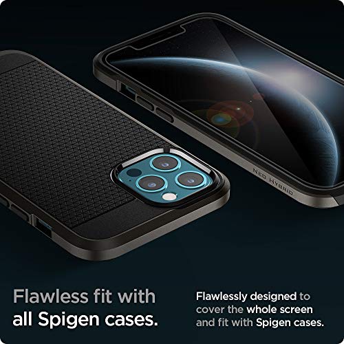 Spigen GlasTR EZ FIT Screen Protector for iPhone 12 Pro Max (6.7 inch) | Tempered glass, including installation kit, crystal clear, scratch-resistant, case-friendly, 9H hardness film - size: iPhone 12 Pro Max