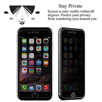 Ailun 3 Pack Privacy Screen Protector iPhone SE 2020/2022, iPhone 8/7/6/6s - size: SE 2020/2022/8/7/6s/6 4.7 inches