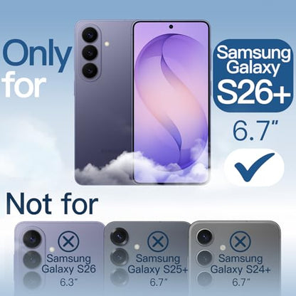 JETech Magnetic Case for Galaxy S26 Plus, Cobalt Violet | Compatible with MagSafe, Full Camera Lens Protection, Shockproof Protective Phone Cover, Scratch Resistant Clear Back - color: Cobalt Violet, size: Galaxy S26 Plus