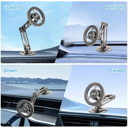 UTEBIT Universal 360° Pro Magnetic Car Phone Holder, Black - color: Magsafe Car Mount