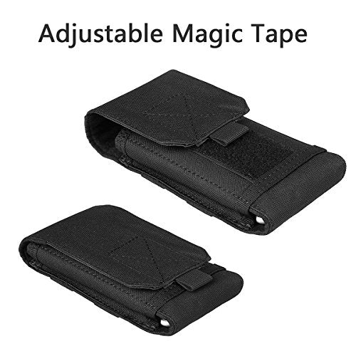 Tactical Molle Phone Holster Pouch, Universal Belt Waist Bag for iPhone 17 Pro Max/17 Pro/17/16 Pro Max/15 Pro Max/14 Pro Max/13/12, Samsung S25 Ultra/S24/S23, Size L - color: Desert Camo(1 Pack)