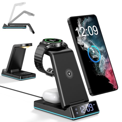 Wireless Charger for Samsung,7 in 1 Wireless Charging Station Charger Stand
