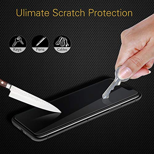 rooCASE 3-Pack Screen Protector for iPhone 11 / iPhone XR, [Force Resistant Up to 44 Pounds] Tempered Glass Screen Protector for iPhone 11 (2019) / iPhone XR (2018) [Case Friendly]