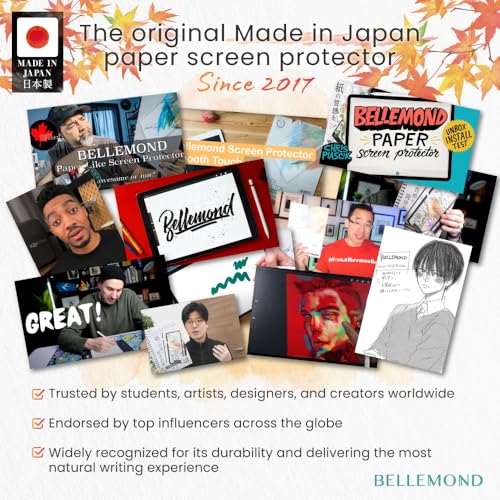 BELLEMOND Magnetic Paper Screen Protector for Samsung Galaxy Tab S11/S10 FE - size: S10 FE / S9 FE / S9 / S8 / S7 (11 inch)