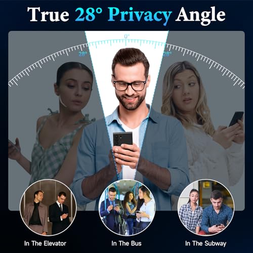 LYWHL 2 Pack for Samsung Galaxy S24 Ultra Privacy Screen Protector, Anti-Spy Flexible Hydrogel Film, Sensitive Touch & Fingerprint Unlock, Durable Anti-Scratch Shock-Resistant Full Coverage - size: Samsung Galaxy S24 Ultra