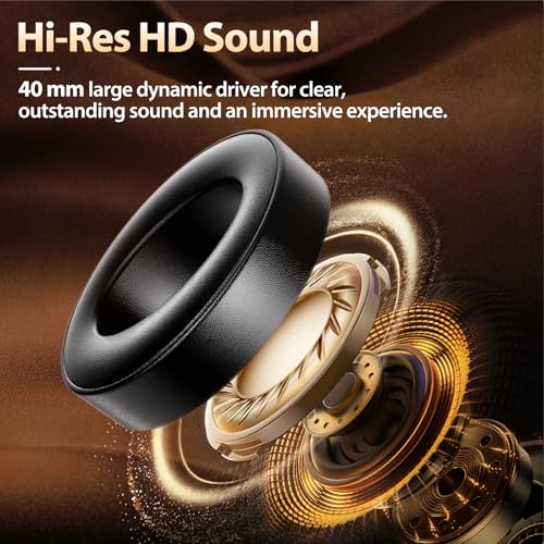 USB C Headphones Wired with Comfortable Ear Pads, Over Ear Bass HiFi Sound Foldable Travel Headphone, Durable Metal Frame, Compatible with iPhone 17/16/Samsung Galaxy S25/S24 Google Pixel 9 - Black - color: Silver