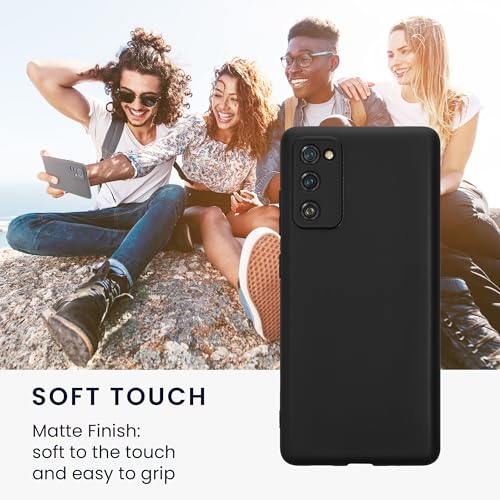 kwmobile Case Compatible with Samsung Galaxy S20 FE Case - Protective Slim TPU Phone Cover - Soft Matte Finish - Black - color: black, size: Galaxy S20 FE