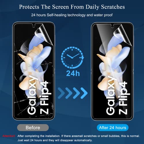 [2 Sets 6 Pack] for Samsung Galaxy Z Flip 4 Screen Protector - size: Z Flip 4