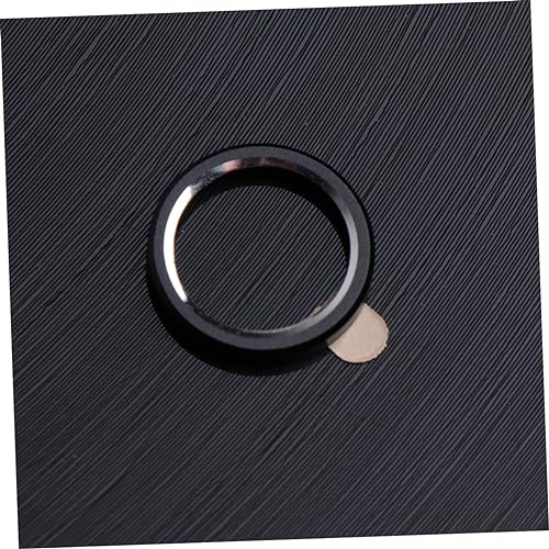 Lurrose 3pcs Metal Phone Lens Protector -scratch Camera Lens Cover for Full Surround Metal Texture Easy Application Black - color: Black